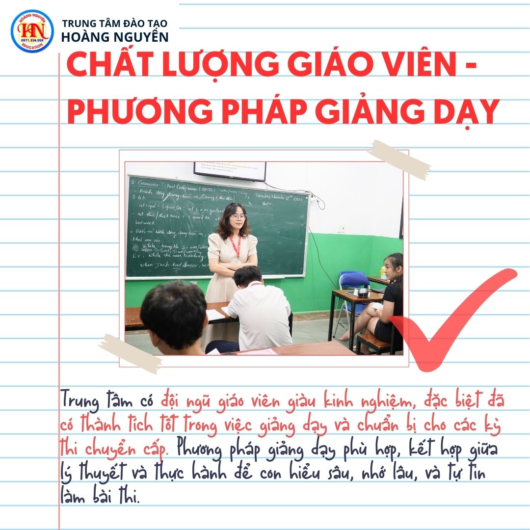 Chất Lượng Giáo Viên Và Phương Pháp Giảng Dạy Tại Hoàng Nguyên